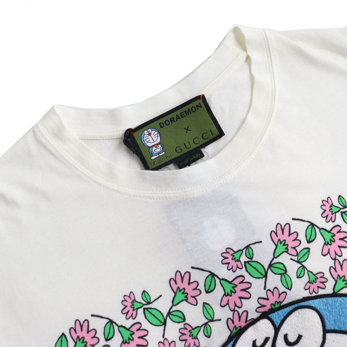 Luxury Gucci Trending 2025 Doraemon Floral Crew Neck T-Shirt XS