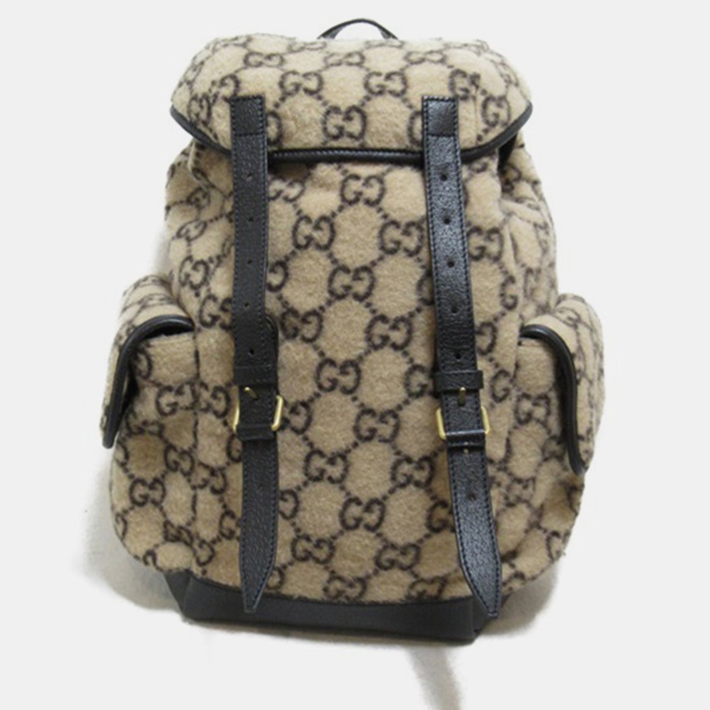 Luxury Gucci Trending 2025 Beige Wool GG Backpack