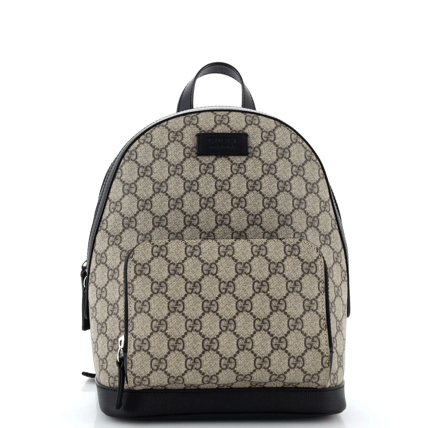 Luxury Gucci Trending 2025 Zip Pocket Backpack GG Coated Canvas Small