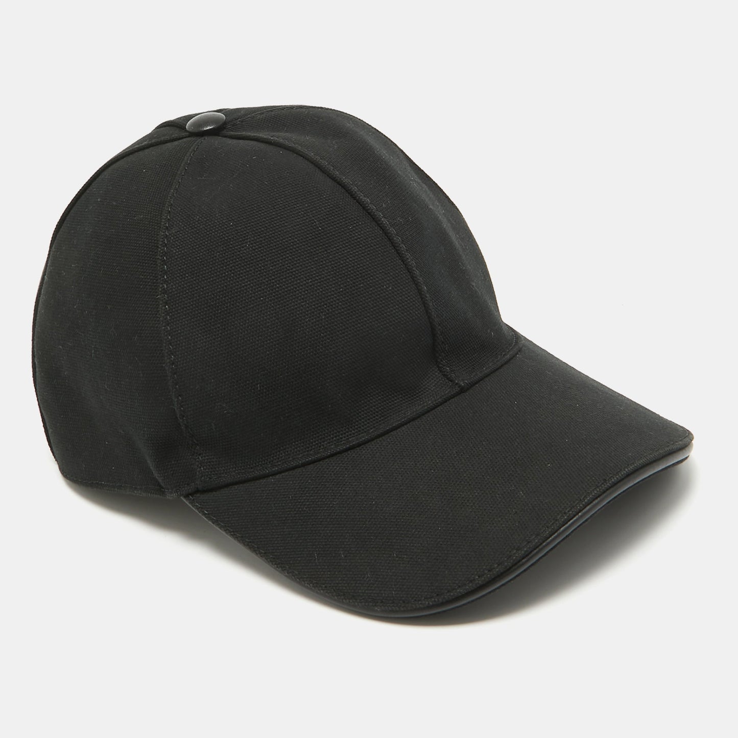 Luxury Gucci Trending 2025 Cotton Black GG Embroidered Canvas Baseball Cap L