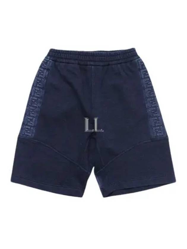 Luxury Fendi FF Jersey Bermuda Shorts Brown