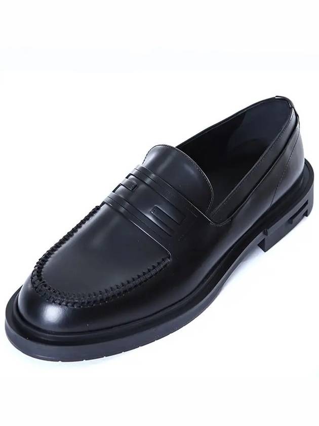 Luxury Fendi Frame Loafers Black