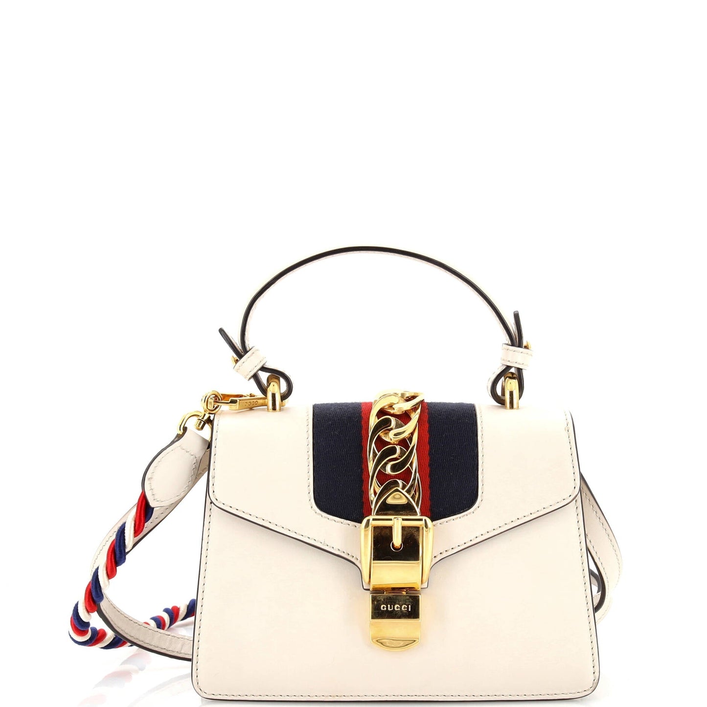 Luxury Gucci Trending 2025 Sylvie Top Handle Bag Leather Mini
