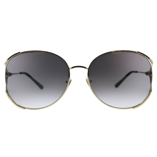Gucci GG 0650SK 001 Womens Round Sunglasses