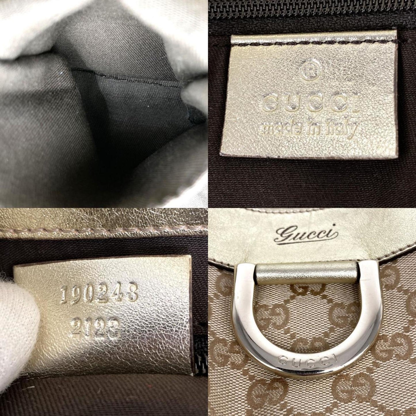 Luxury Gucci Trending 2025 Abbey Canvas Tote Bag ()