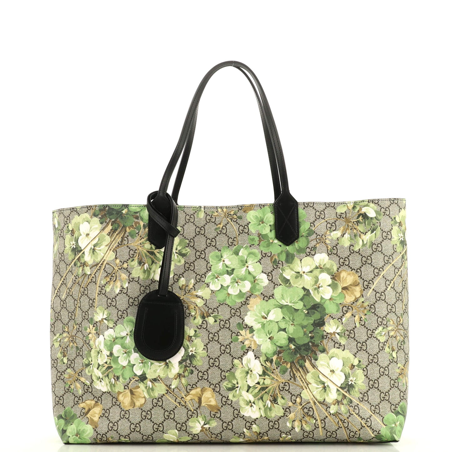 Luxury Gucci Trending 2025 Reversible Tote Blooms GG Print Leather Large