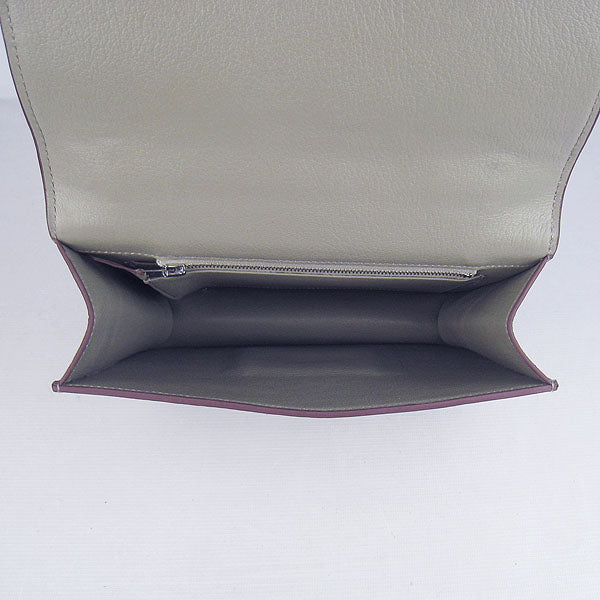 Luxury Hermes Constance Cowskin Leather Bag H017 Khaki silver