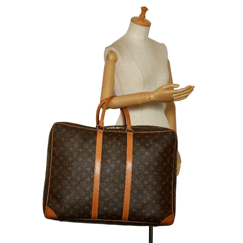 Louis Vuitton Monogram Sirius 55 Boston Bag Travel Bag M41404 Brown PVC Leather Louis Vuitton