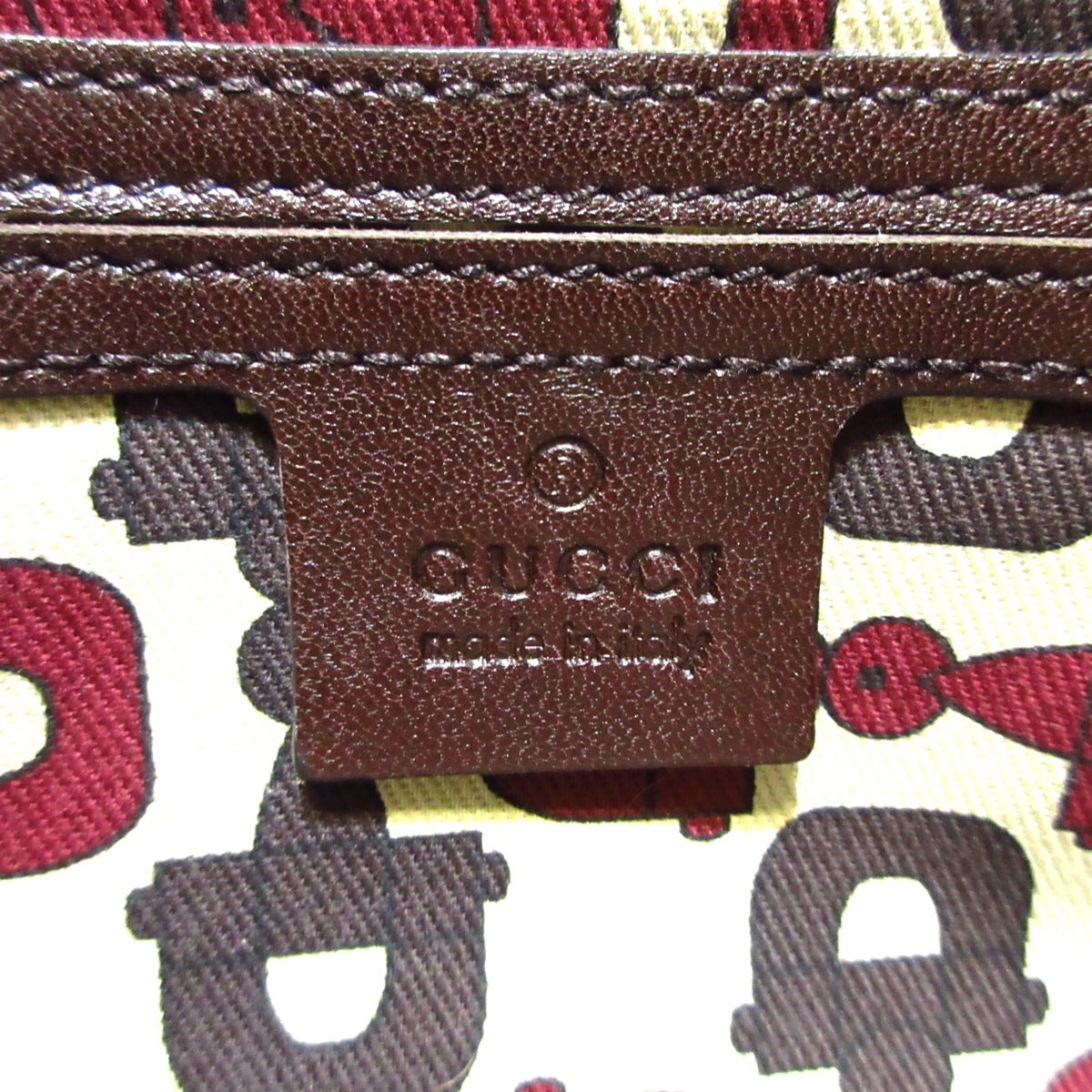 Gucci Shimmer Line Leather Handbag ()