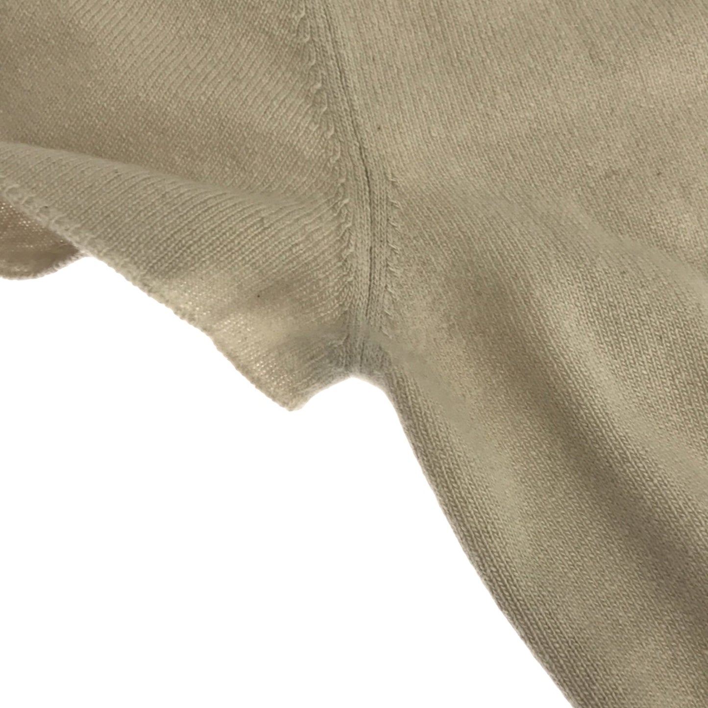 Chanel Half-Handed s Clothing Tops Cashmere Beige P15016V00690