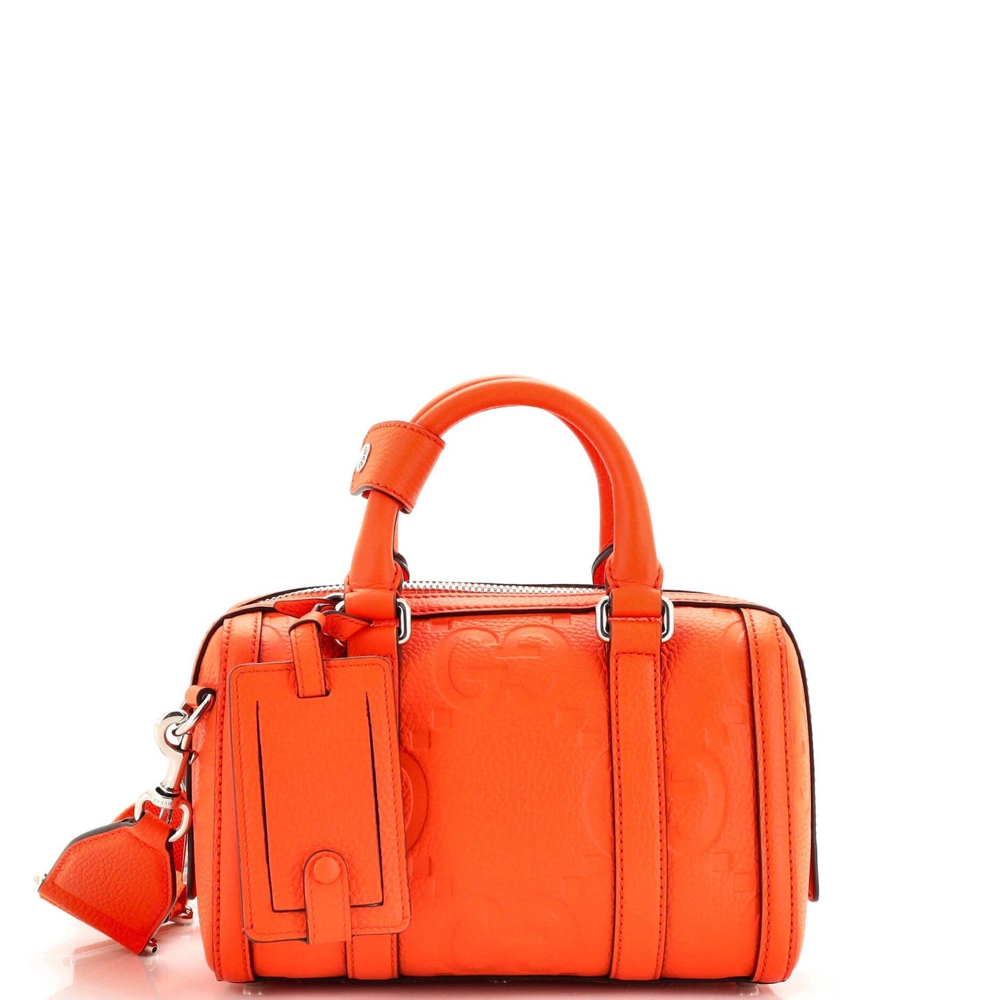 Luxury Gucci Trending 2025 Duffle Bag Jumbo GG Embossed Leather Mini