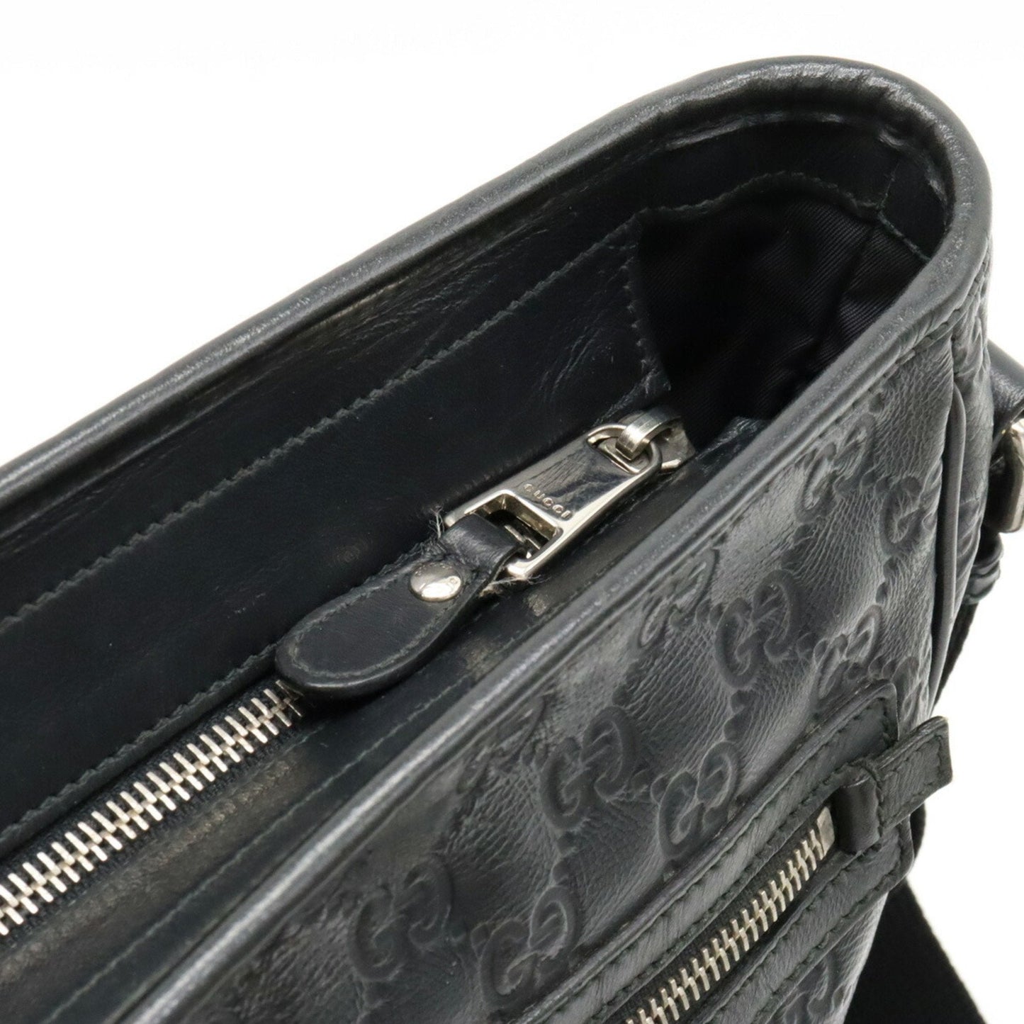 Luxury Gucci Trending 2025 Shima Line Leather Shopper Bag ()