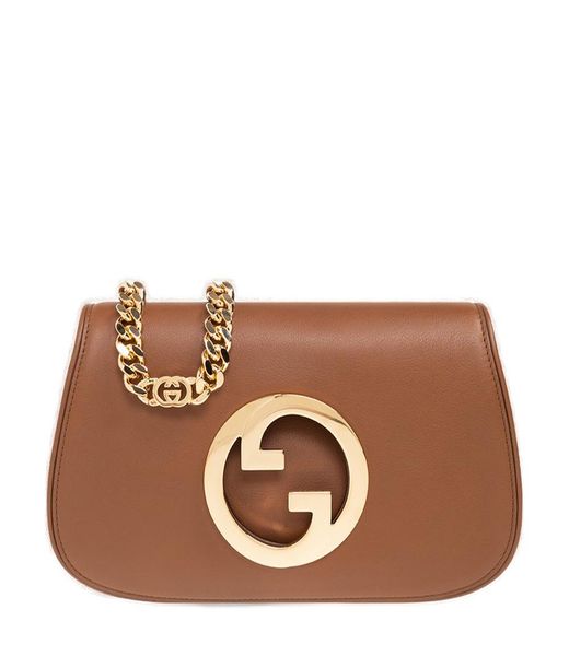 Luxury Gucci Trending 2025 Women's Chic Raffia Blondie Bag in Brown | 699268UXX0G