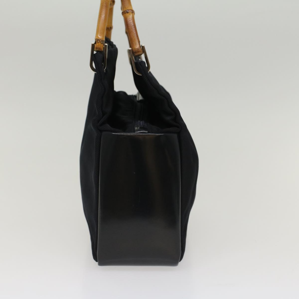 Luxury Gucci Bamboo Hand Bag Nylon Black 000 3444 0580 ep1560