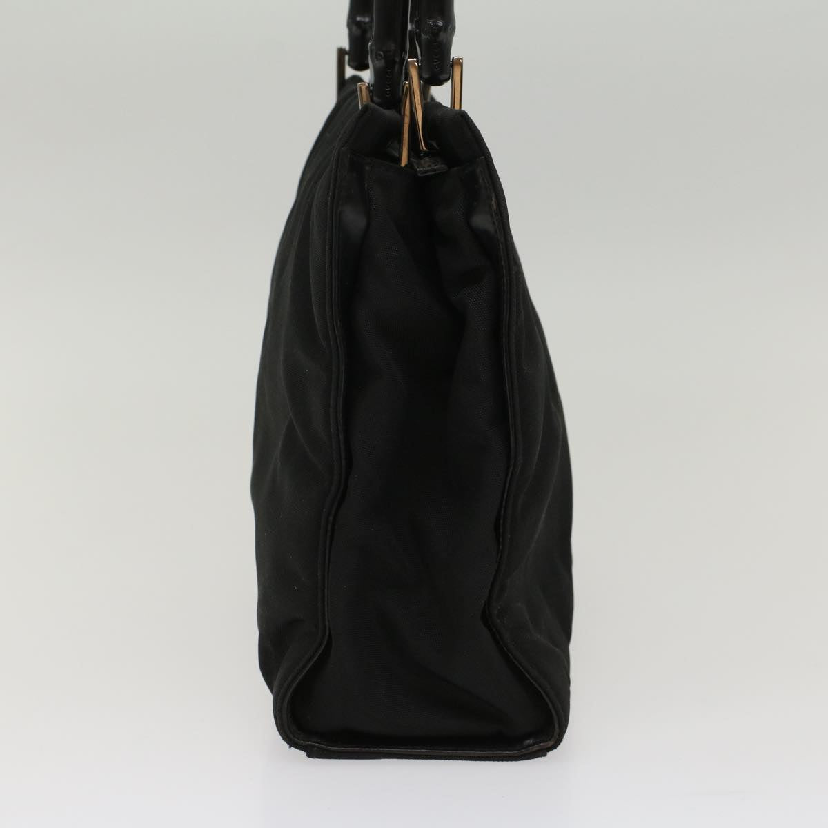 Luxury Gucci Bamboo Hand Bag Canvas Black 002 1016 ep1617