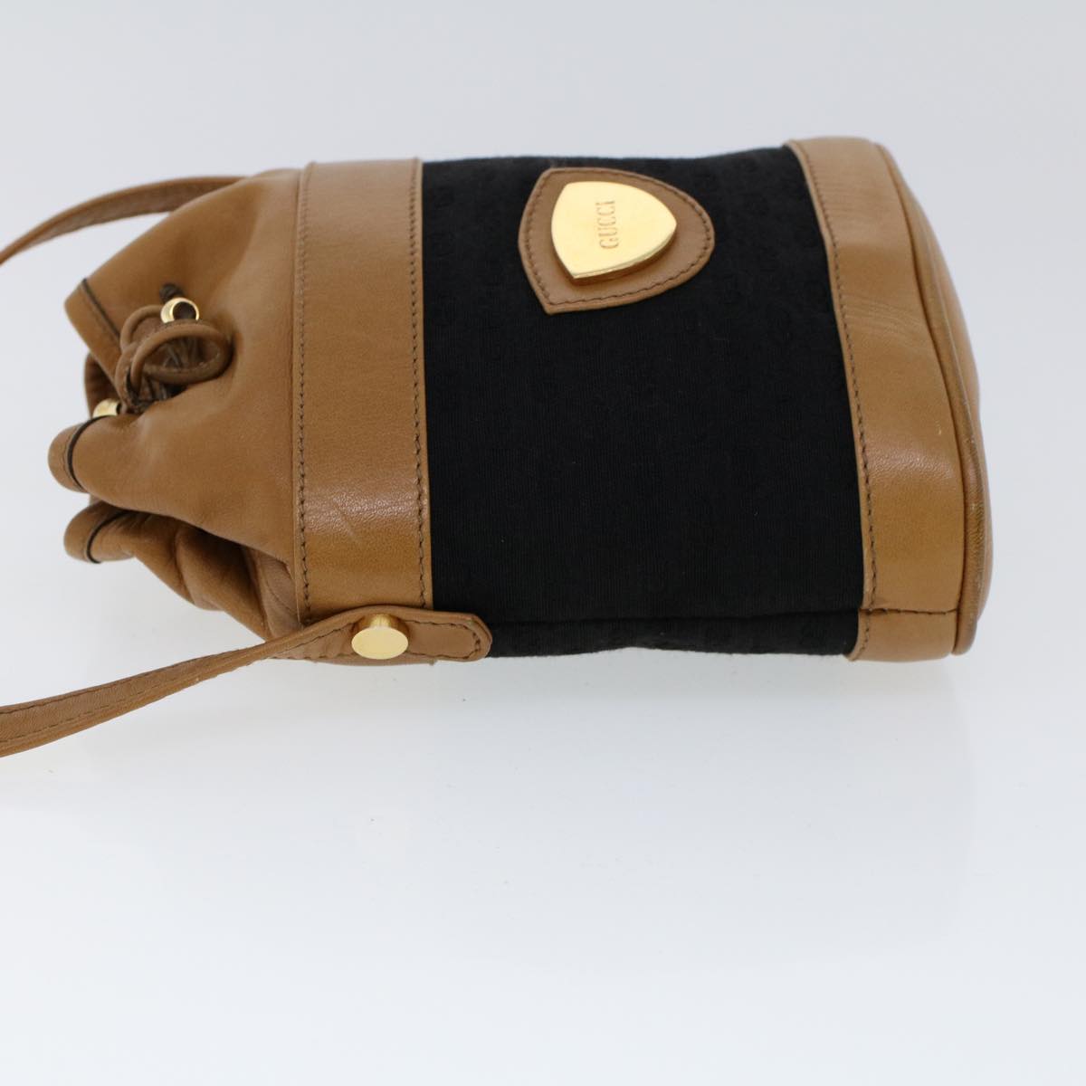 Luxury Gucci Micro GG Canvas Shoulder Bag Black Brown 001 261 0952 ep1658