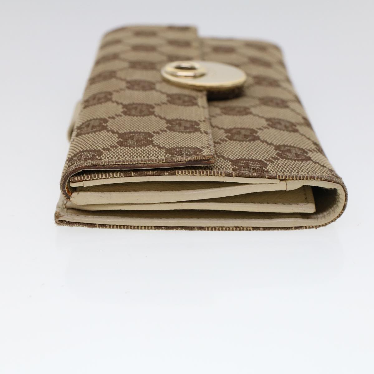 Luxury Gucci GG Canvas Long Wallet Beige 120931 ep1722