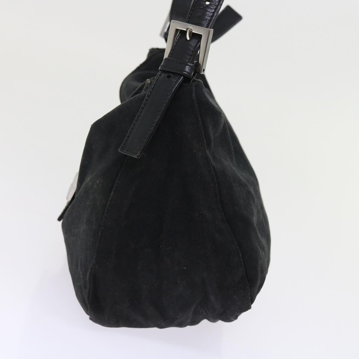 Luxury FendiMamma Baguette Shoulder Bag Nylon Blackep1775