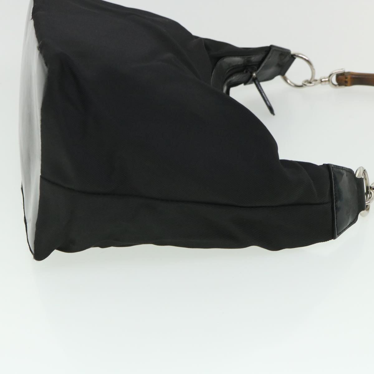 Luxury Gucci Bamboo Shoulder Bag Nylon Black 000 1956 0531 ep1818