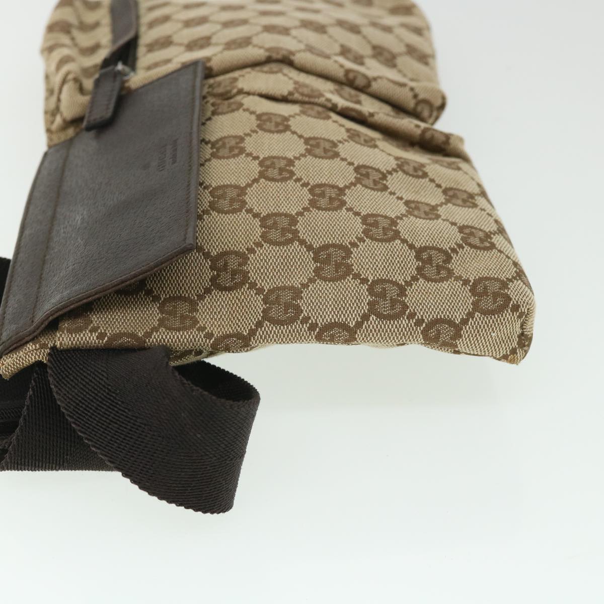 Luxury Gucci GG Canvas Waist bag Beige 28566 ep1843