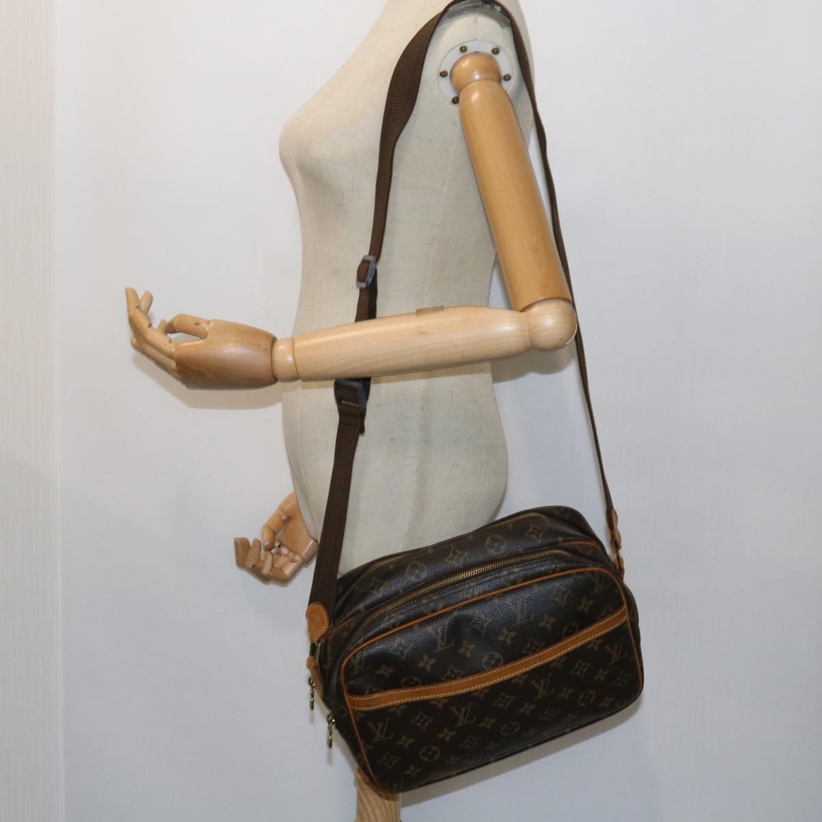 LOUIS VUITTON Monogram Reporter PM Shoulder Bag M45254 LV ep1857