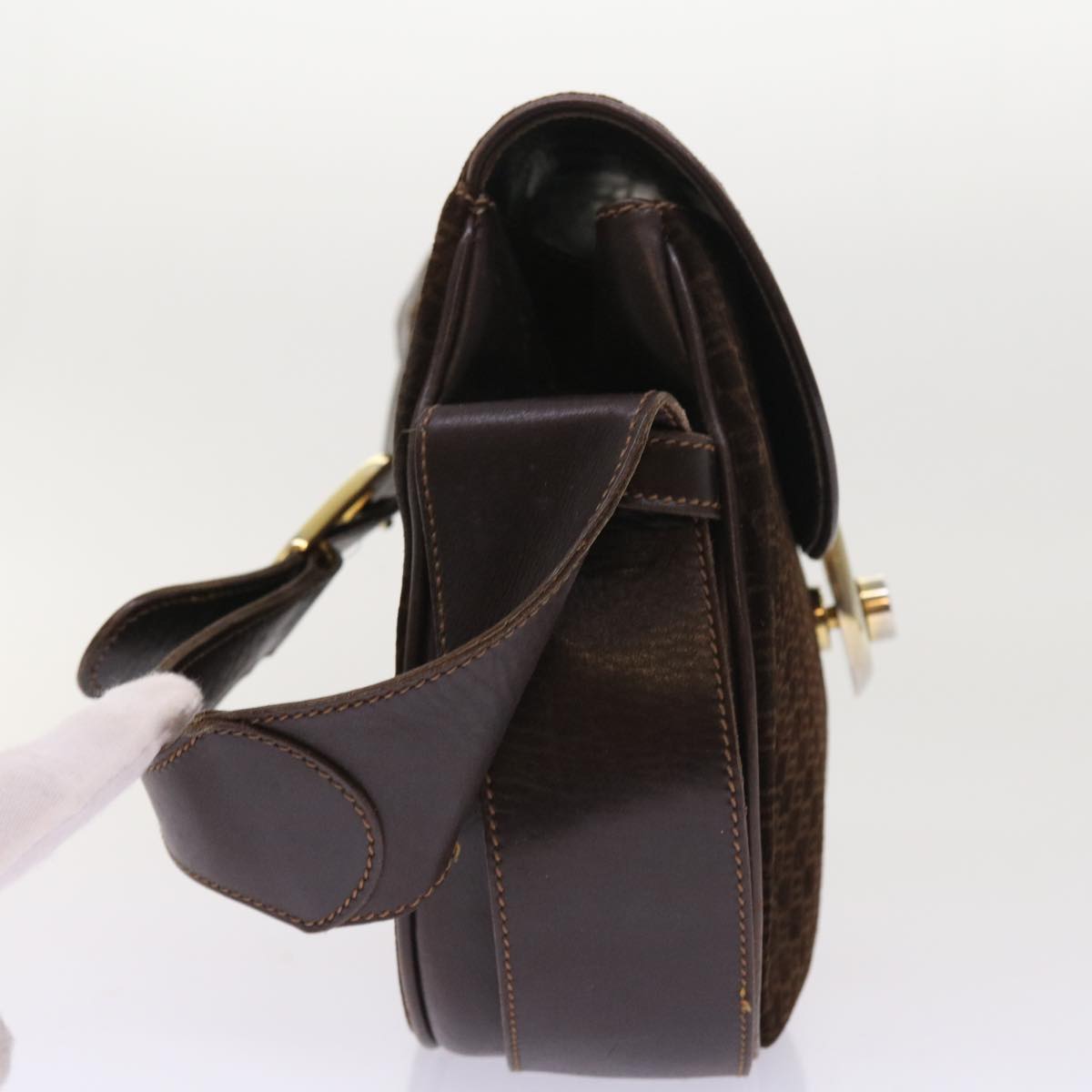 Luxury Gucci Shoulder Bag Suede Brown ep1864