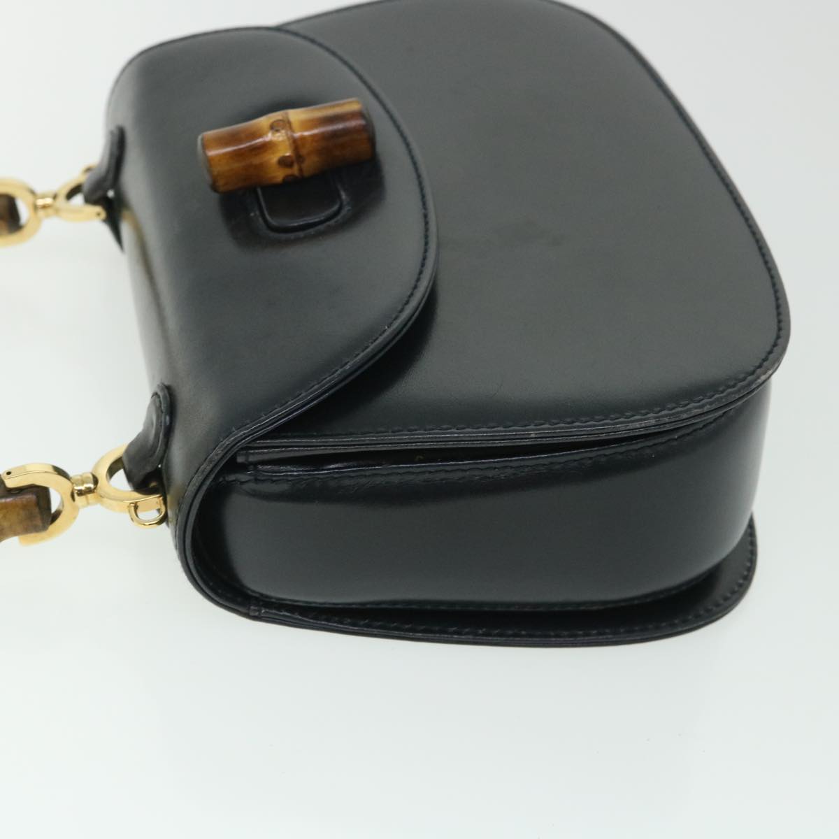 Luxury Gucci Bamboo Hand Bag Leather Black 000 2040 0188 ep1870