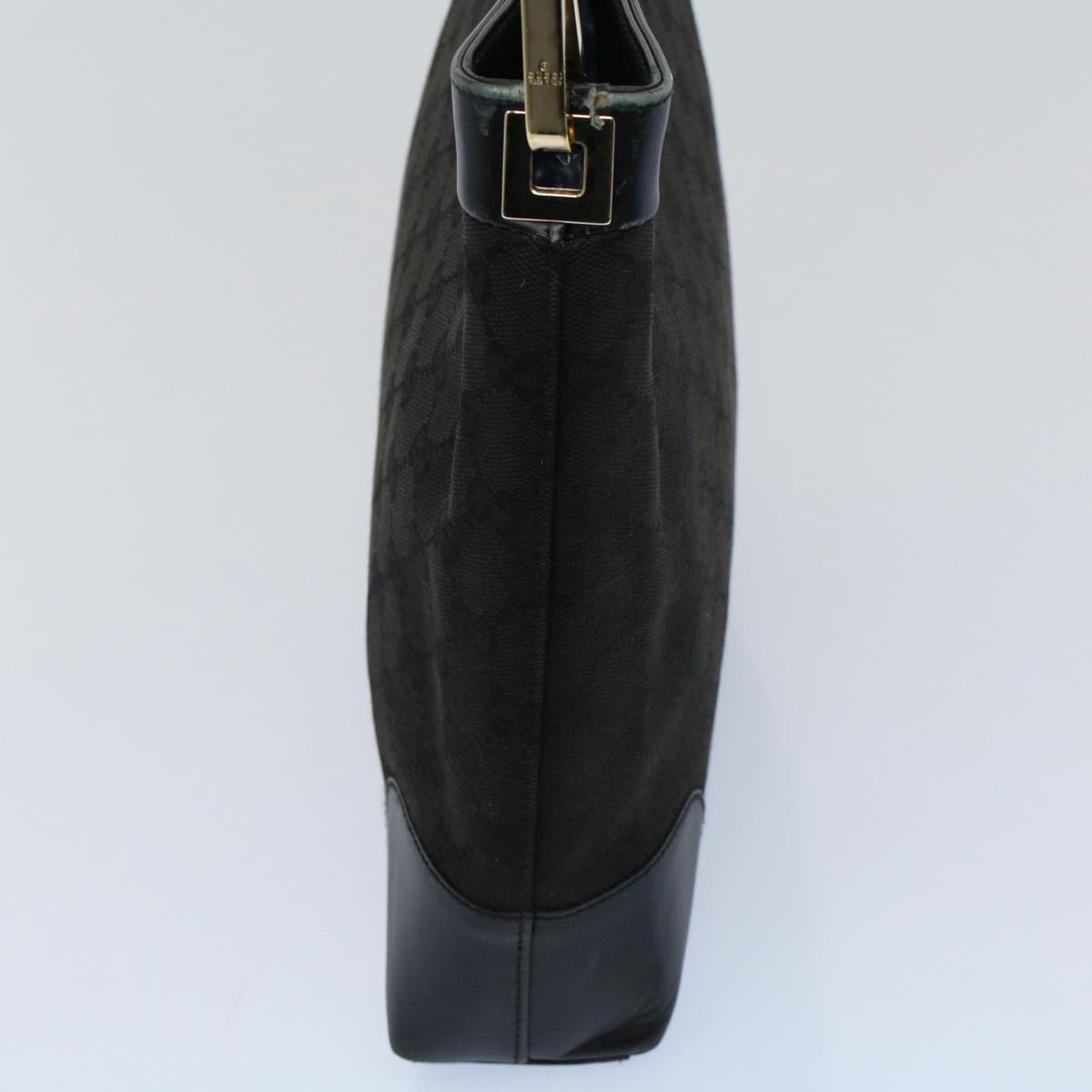 Luxury Gucci GG Canvas Shoulder Bag Leather Black 001 4231 2123 ep1880