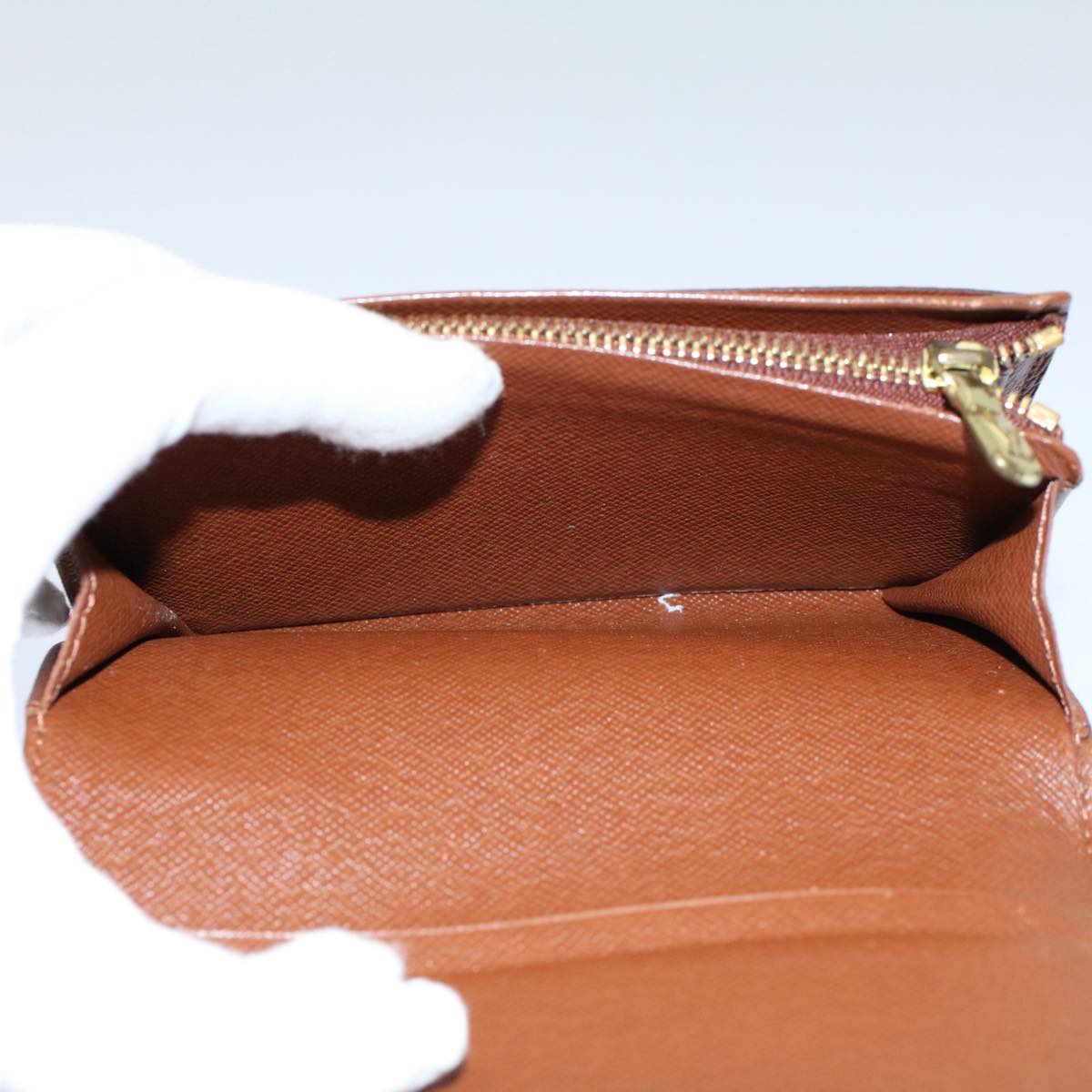LOUIS VUITTON Monogram Porte Monnaie Zip Long Wallet M61727 LV ep2076