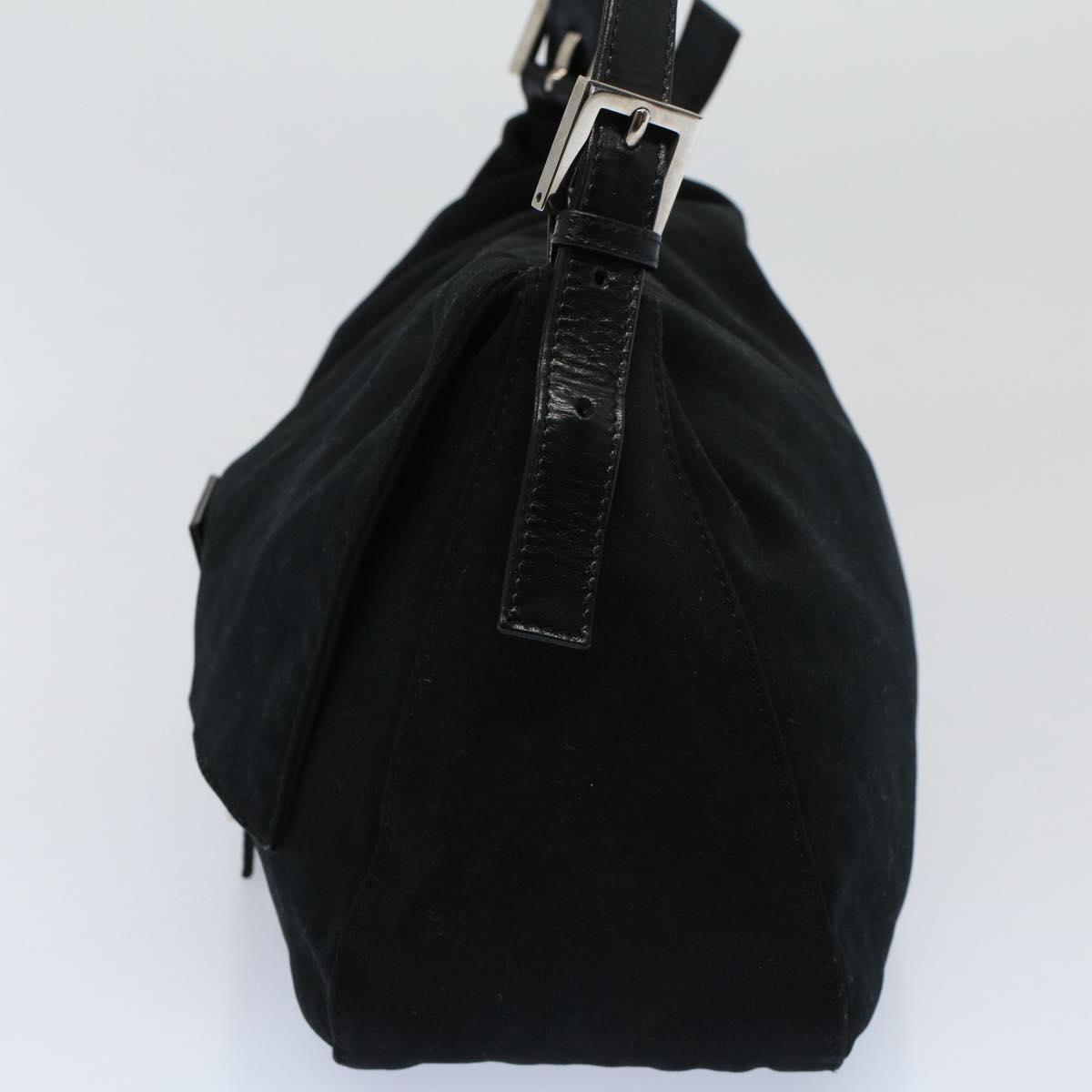 Luxury FendiMamma Baguette Shoulder Bag Nylon Black 2308 26325 008ep2426
