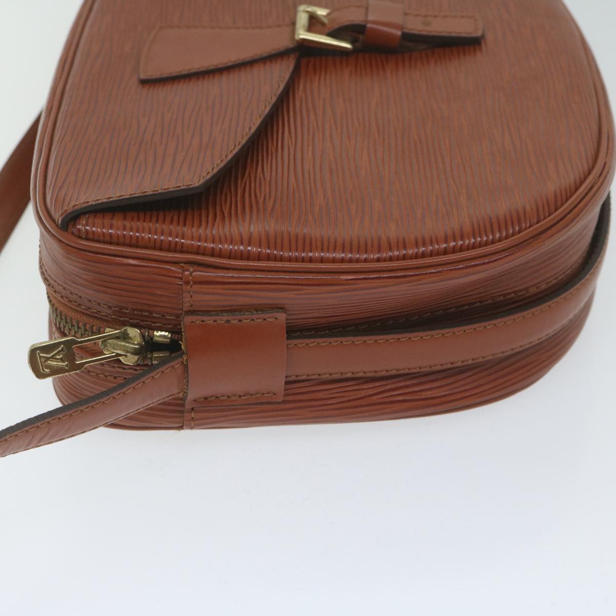 LOUIS VUITTON Epi Jeune Fille MM Shoulder Bag Brown M52153 LV ep2697