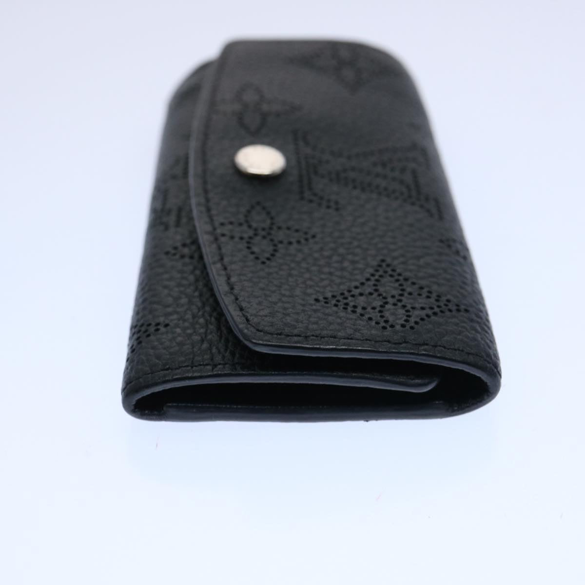 LOUIS VUITTON Monogram Mahina Multi Cles 4 Key Case Black M64054 LV ep2771