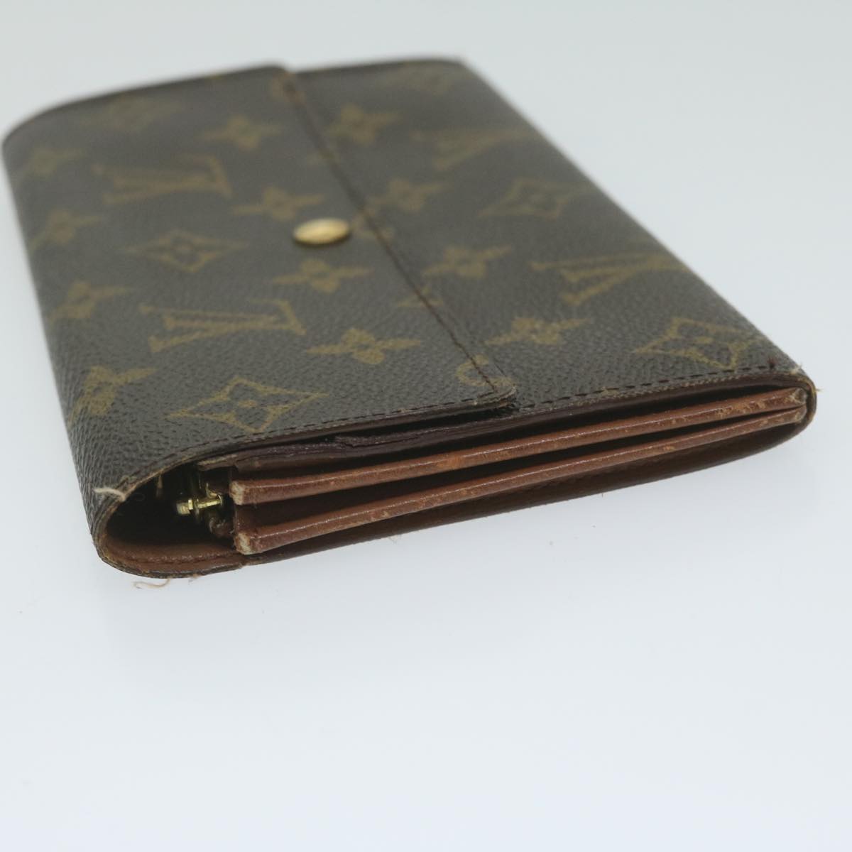 LOUIS VUITTON Monogram Pochette Porte Monnaie Credit Wallet M61725 ep2781