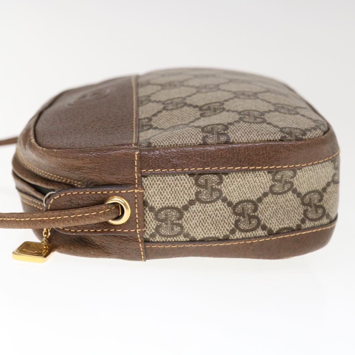 GUCCI GG Supreme Shoulder Bag PVC Beige 007 261 ep3091
