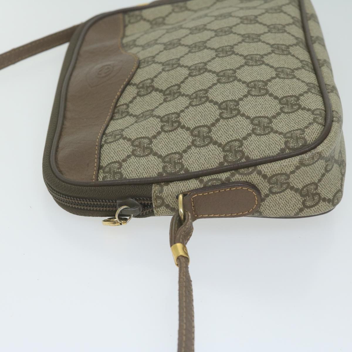 GUCCI GG Supreme Shoulder Bag PVC Leather Beige 007 14 6428 ep3106