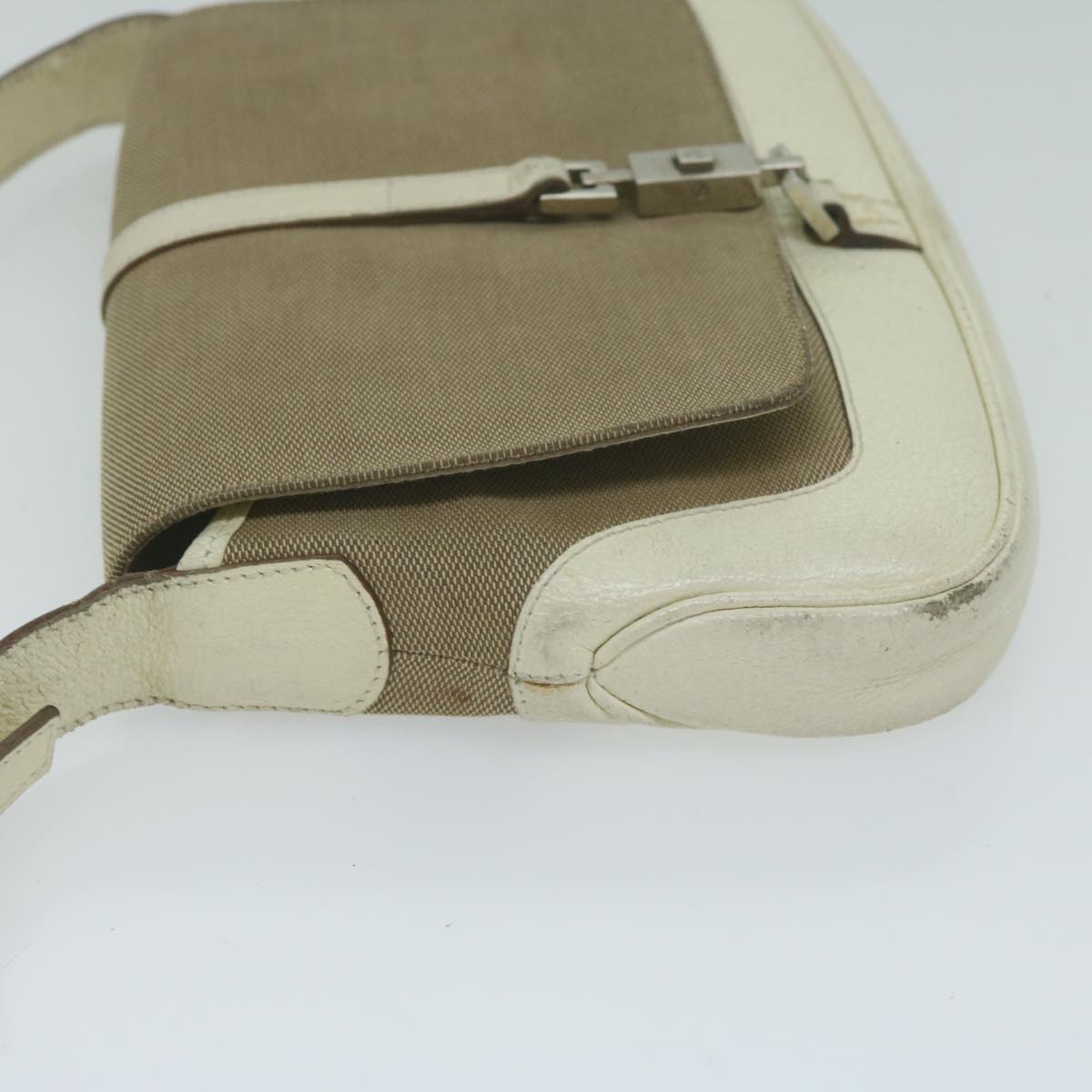 GUCCI Jackie Shoulder Bag Canvas Beige ep3125