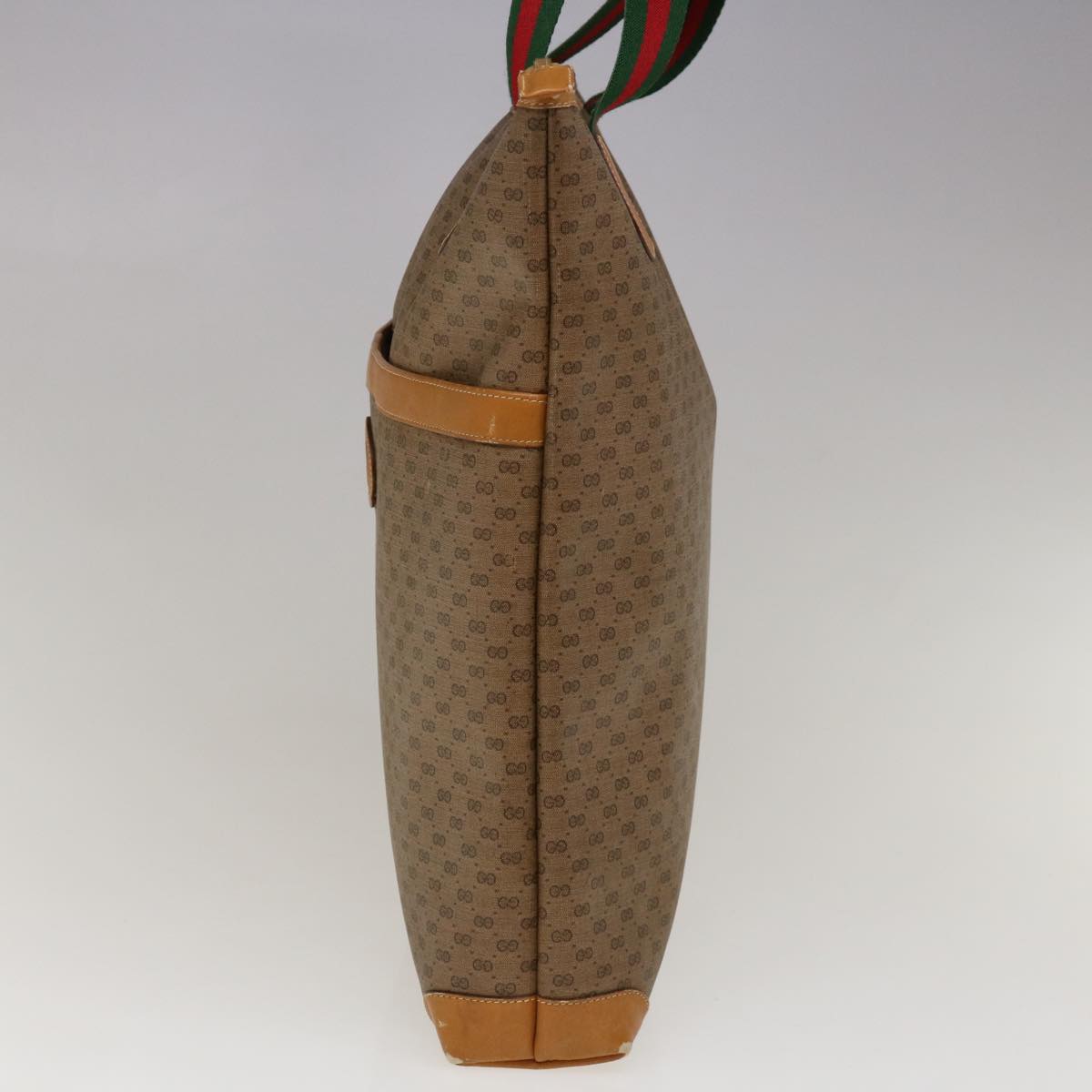 GUCCI Micro GG Supreme Web Sherry Line Tote Bag Beige 002 983 0163 ep3247