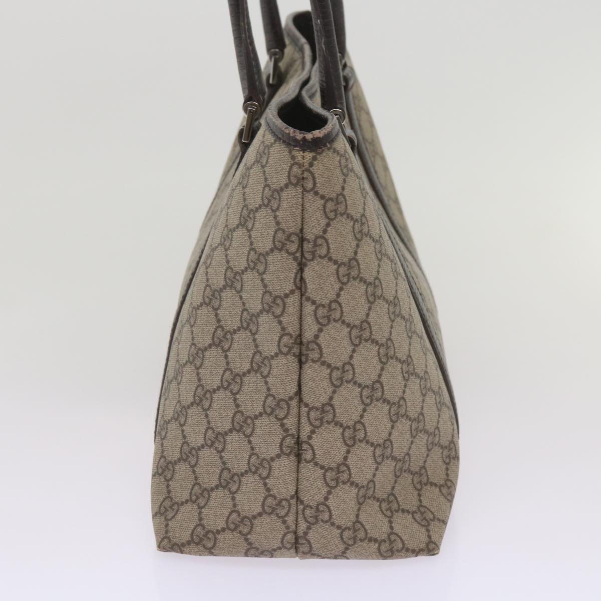 GUCCI GG Supreme Tote Bag PVC Beige 114595 ep3427