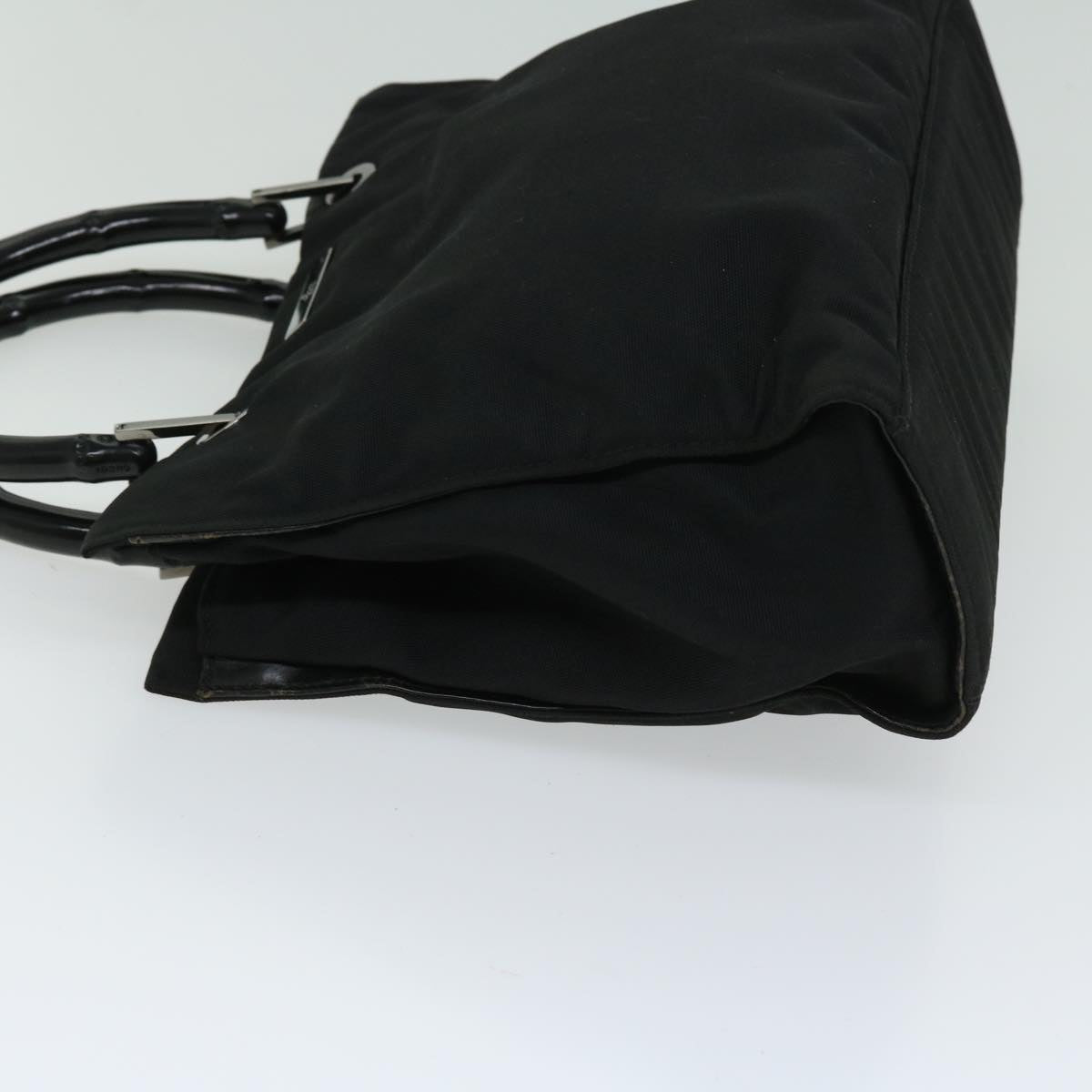 GUCCI Bamboo Hand Bag Nylon 2way Black 002 1016 ep3433