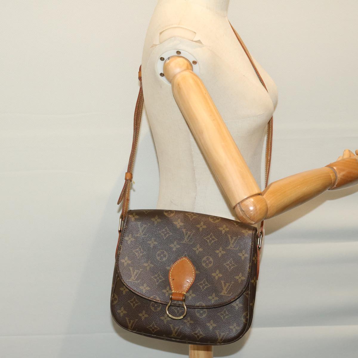 LOUIS VUITTON Monogram Saint Cloud GM Shoulder Bag M51242 LV ep3455
