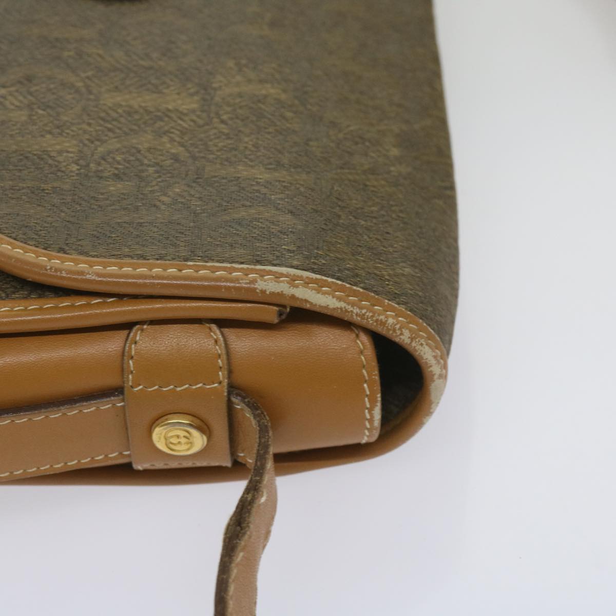 GUCCI Shoulder Bag Canvas Brown 001 14 0712 ep3492