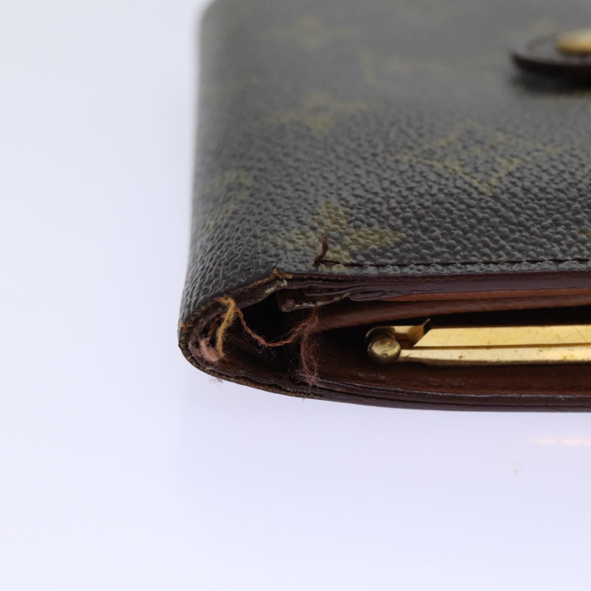 LOUIS VUITTON Monogram Porte Monnaie Billets Viennois Wallet M61663 ep3879