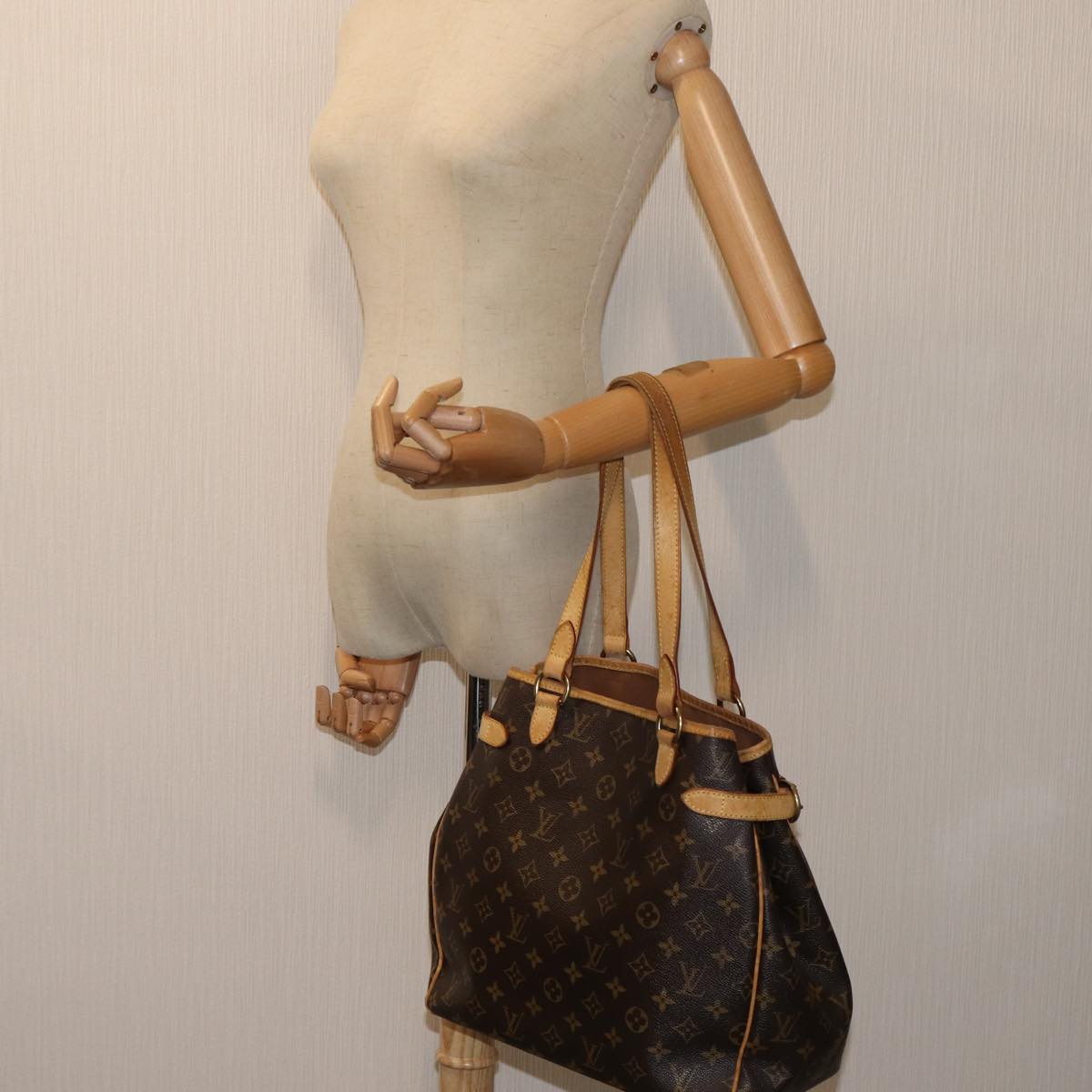 LOUIS VUITTON Monogram Batignolles Vertical Tote Bag M51153 LV ep3916