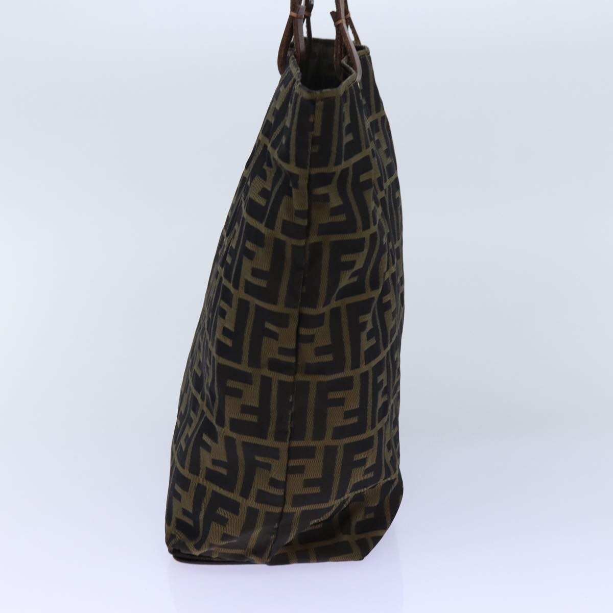 Luxury Fendi Zucca Canvas Tote Bag Black Brownep4053