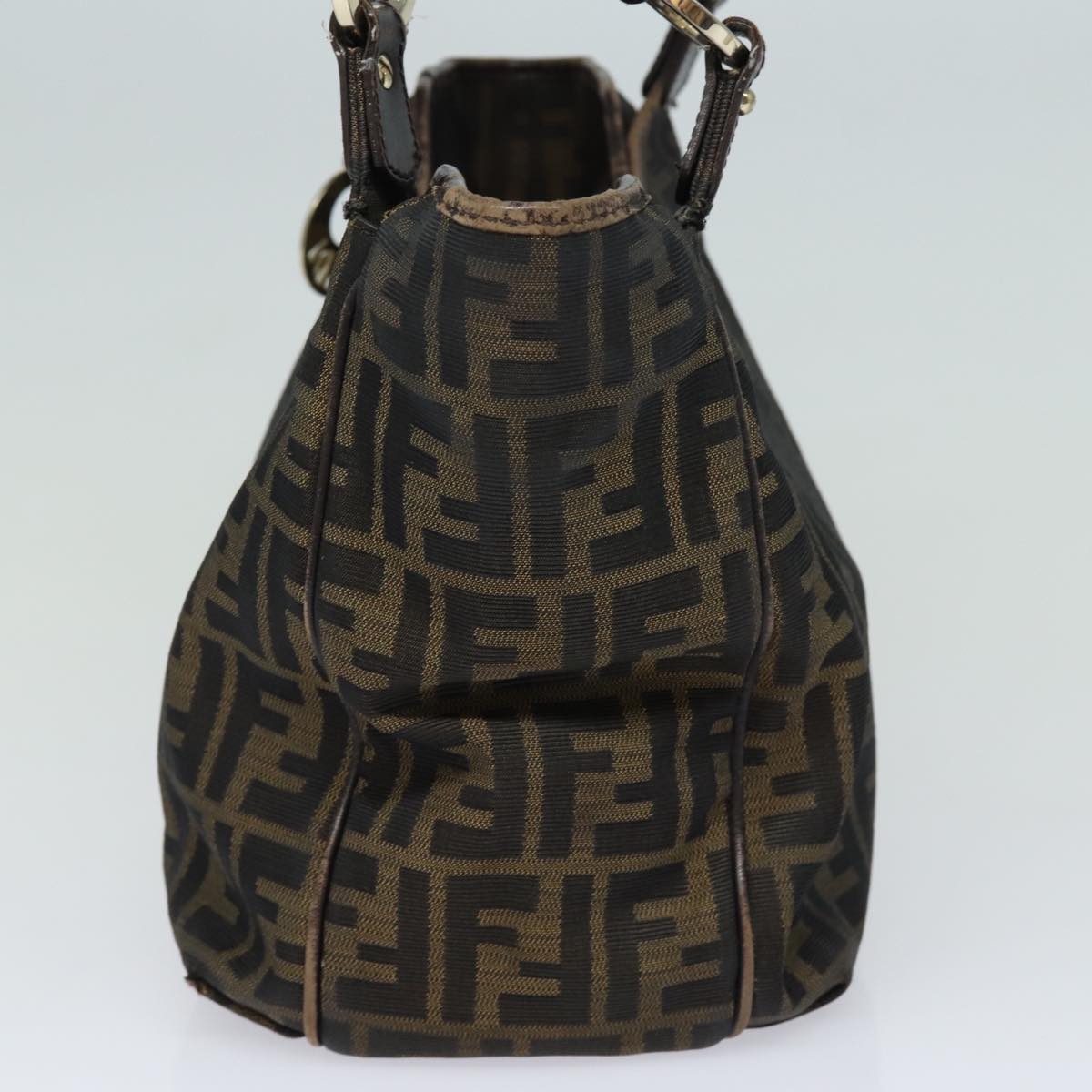 Luxury Fendi Zucca Canvas Tote Bag Brown Blackep4207
