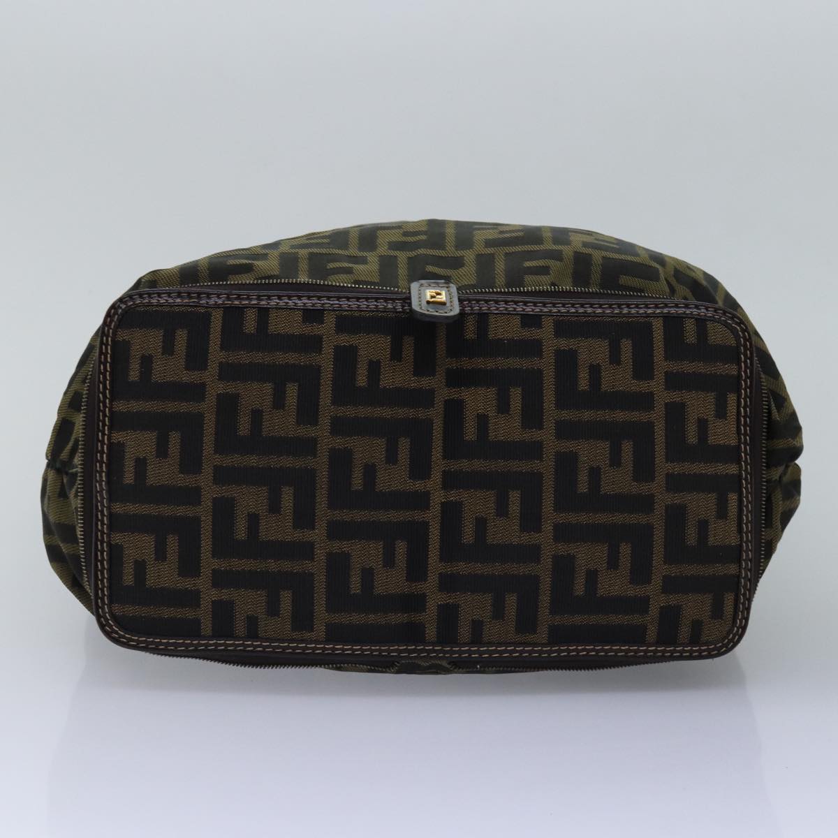 Luxury Fendi Zucca Canvas Tote Bag Black Brownep4488