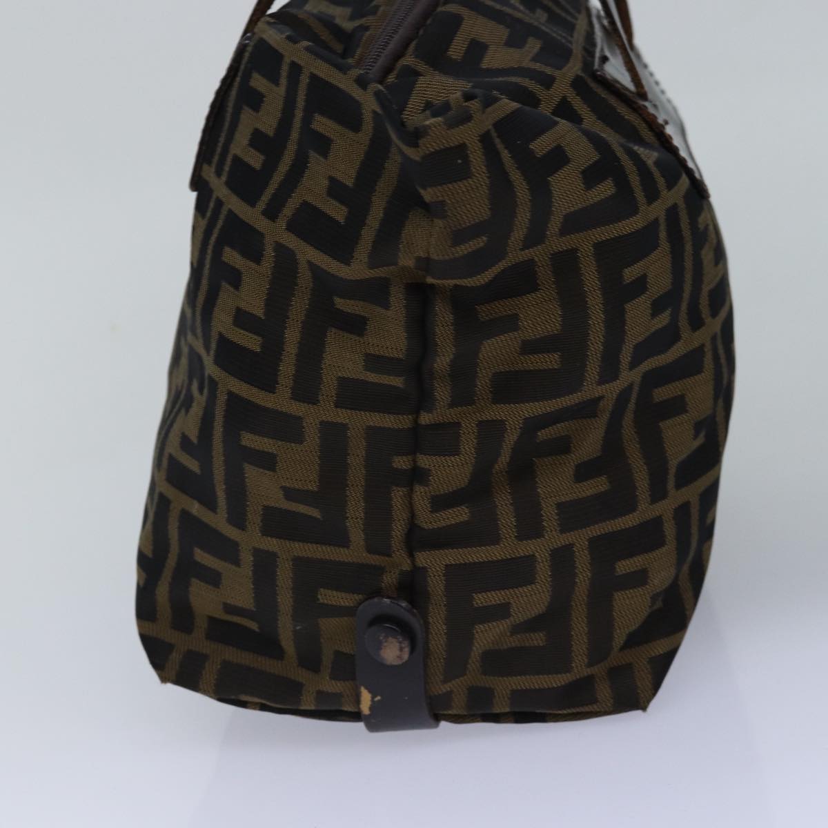 Luxury Fendi Zucca Canvas Hand Bag Black Brownep4489