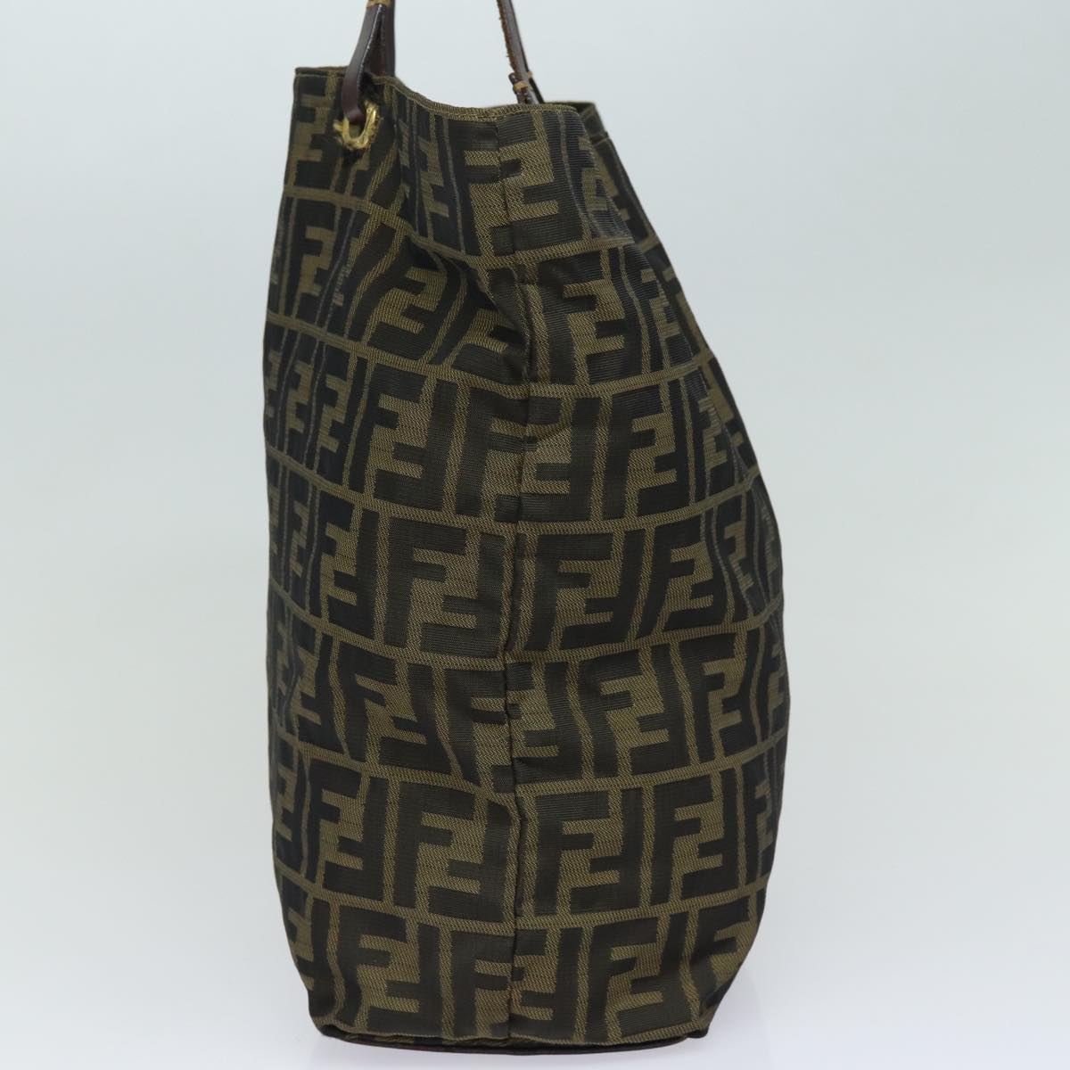 Luxury Fendi Zucca Canvas Tote Bag Brown Blackep4646