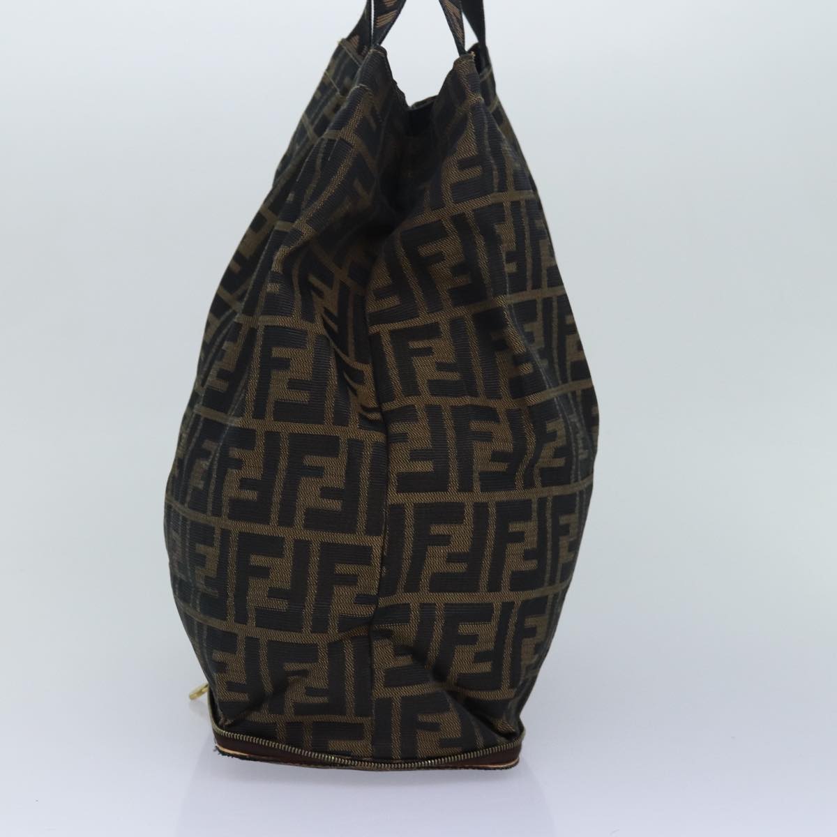 Luxury Fendi Zucca Canvas Tote Bag Brown Blackep4787