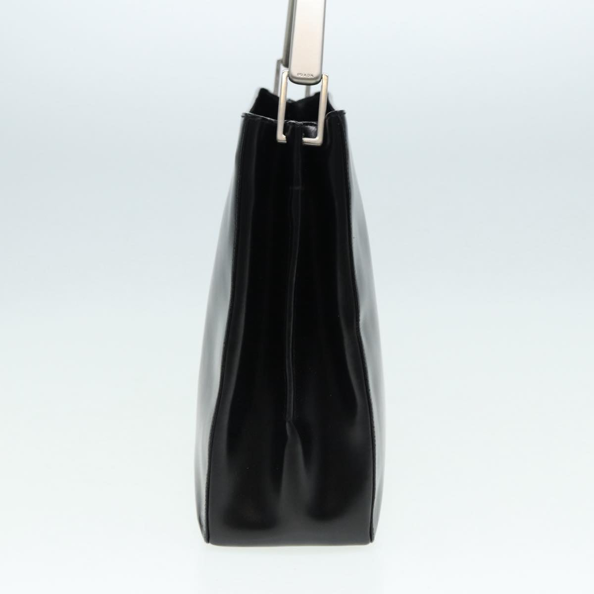 Luxury Prada Shoulder Bag Leather Black Silver ep5137